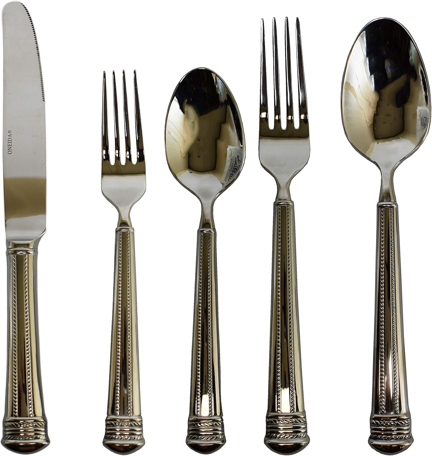 5 Piece Dinnerware Place Setting Oneida Cowell