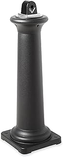 Rubbermaid Commercial Products FG9W3000BLA GroundsKeeper Tuscan Smoking Management Station, Silver, 38.4" x 13" x 13&quot