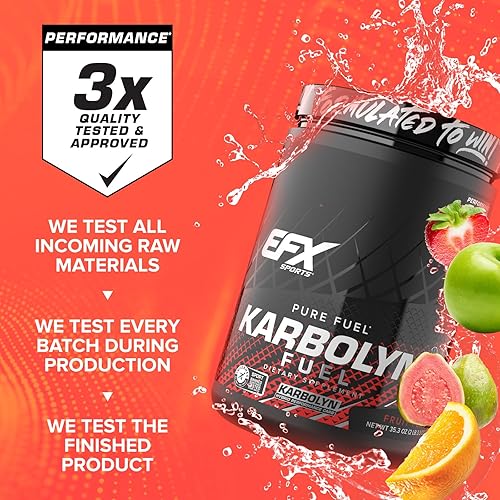 Miniatura 5 de EFX Sports Karbolyn Fuel Complex - Polvo de carbohidratos para después del entrenamiento y antes del entrenamiento, clínicamente probado, suplemento