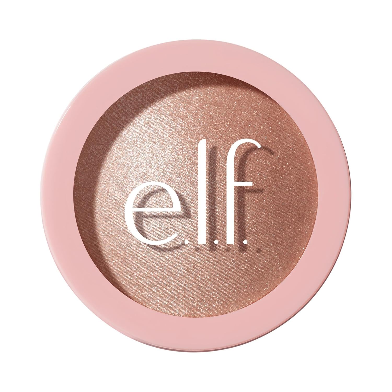 e.l.f. Halo Glow Silky Powder Highlighter Blush Money - Long-Lasting Luminous Glow, Cake-Resistant Micro-Shimmer, Vegan Cruelty-Free