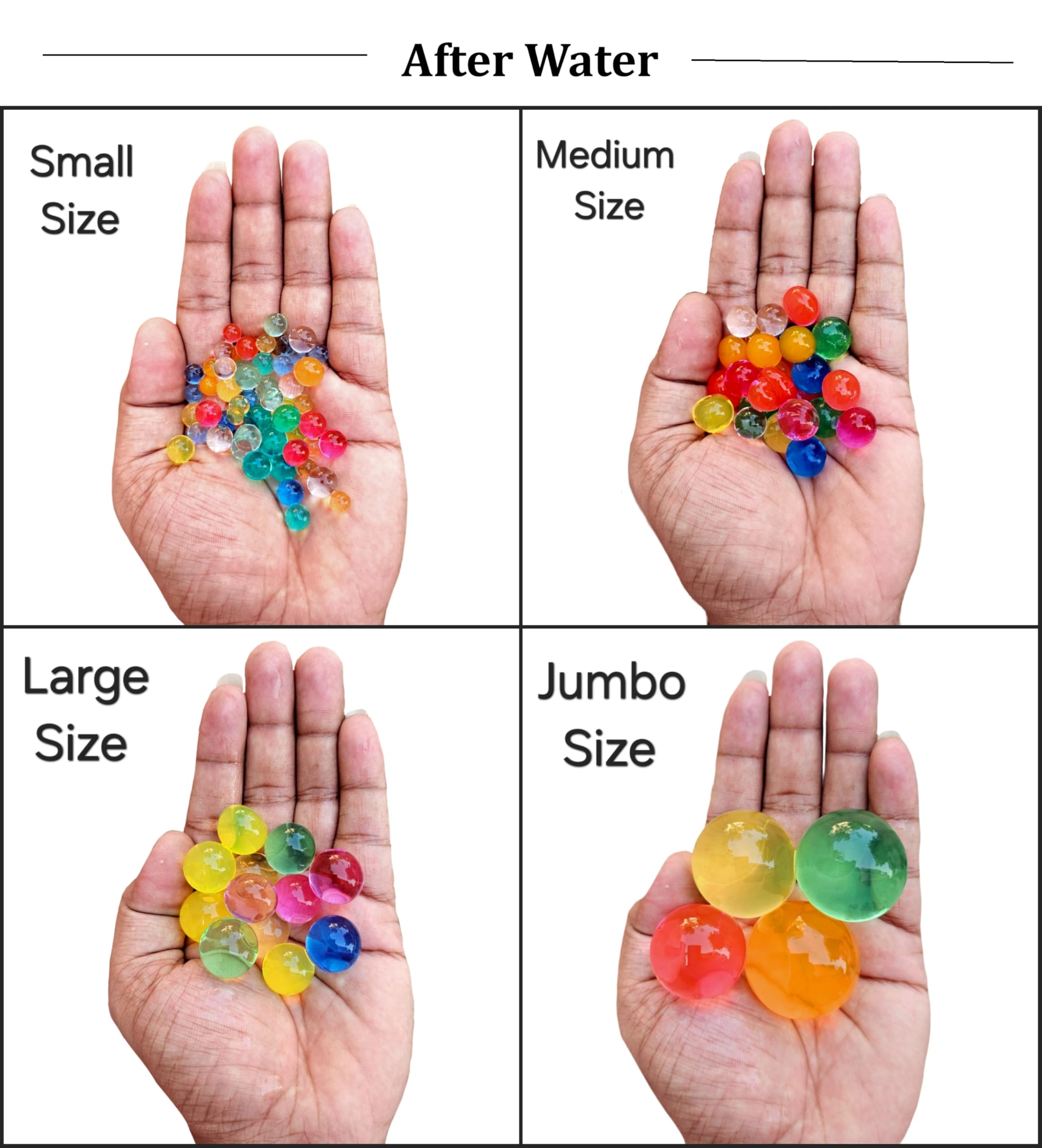 Jumbo Water Jelly Balls - Grow Your Plants! -6 Jumbo Water Jelly Balls - Grow Your Plants! -6