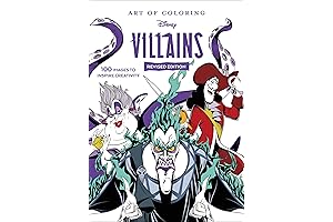 Art of Coloring: Disney Villains Coloring Book