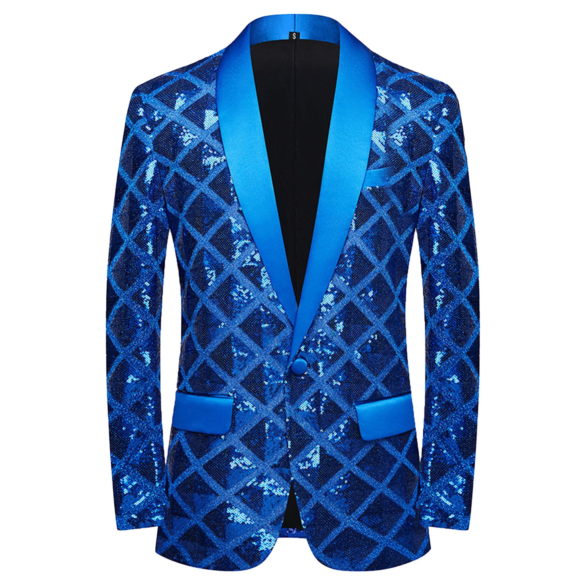 Blazers tuxedo pour banquet mariage et veste costume homme paillettes - 8