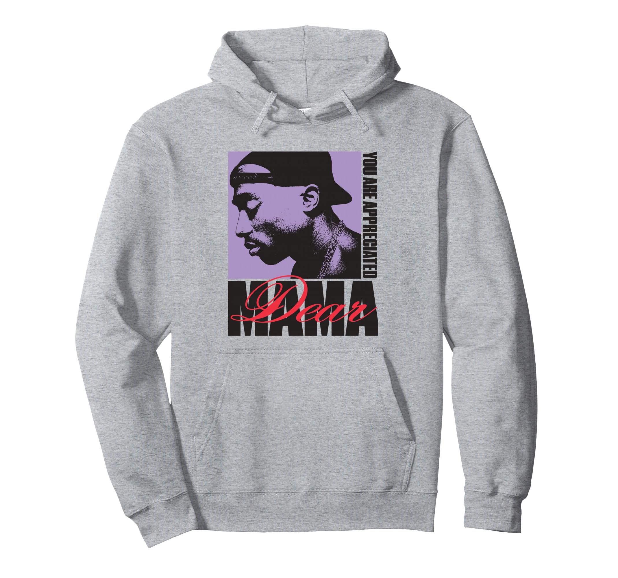 Sweatshirt Officiel Tupac 'Dear Mama' - Coupe Classique - Produit Licencié Bravado - 241g
