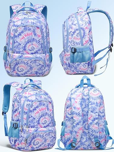 Miniatura 9 de BLUEFAIRY Mochilas infantiles para niñas y niños, regalos de regreso a la escuela para niños, primaria, primaria, escuela secundaria, Violeta claro