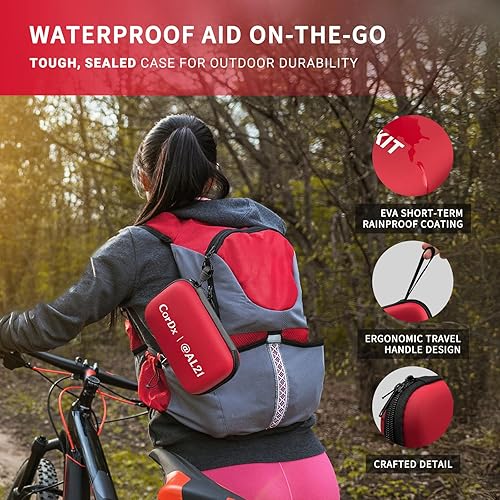 Miniatura 4 de Kit de primeros auxilios multiusos de 184 piezas, kit de emergencia para el hogar, viajes, automóvil, negocios, lugar de trabajo y oficina,