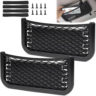 Netztasche Auto Aufbewahrungsnetz Ablagenetz Gepäcknetz für Auto Boot Universal (2 Stück)