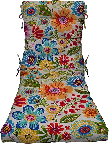 RSH Décor - Cojín de repuesto para silla de descanso para interiores y exteriores, elige color (Gregoire Fresco)