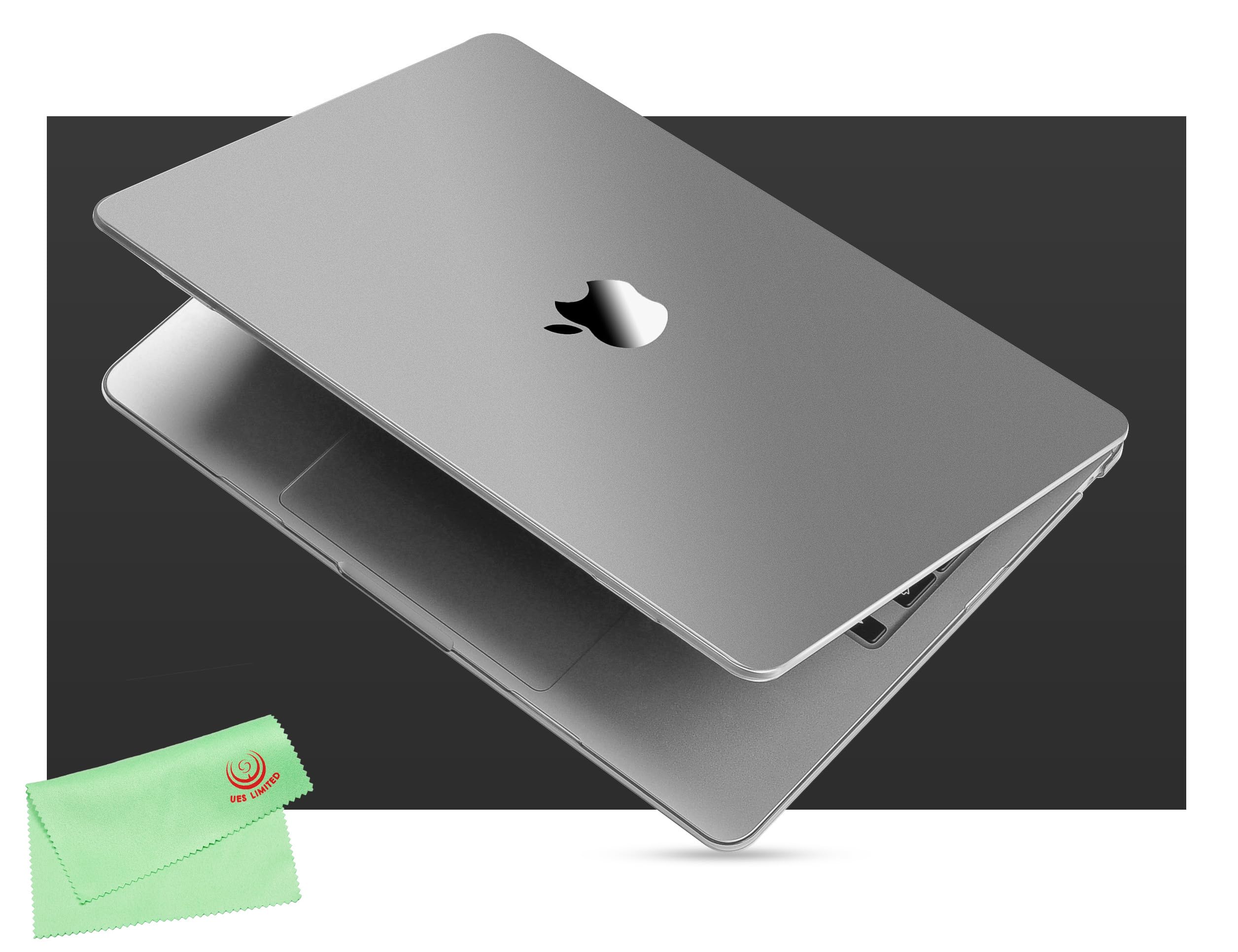 UESWILL [Invisible Ultra Thin] Case for 2025 2024 2023 2022 2021 MacBook Pro 14 inch with M5 M4 M3 M2 M1 Pro Max chip, Premium Translucent Slim Hard