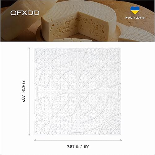 Miniatura 2 de Tapete de drenaje de queso, paquete de 5, malla de maduración de plástico para queso, alfombrillas de secado de plástico para quesos