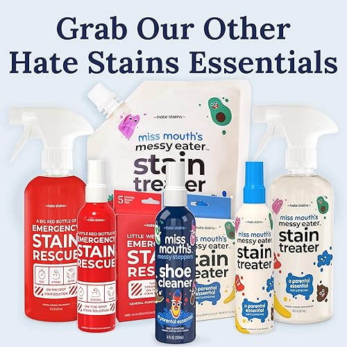 Vista 45 de Miss Mouth's Messy Eater - Spray para tratar manchas, paquete de 2 quitamanchas de 4 onzas, esenciales para recién nacidos y bebés, sin alimentos