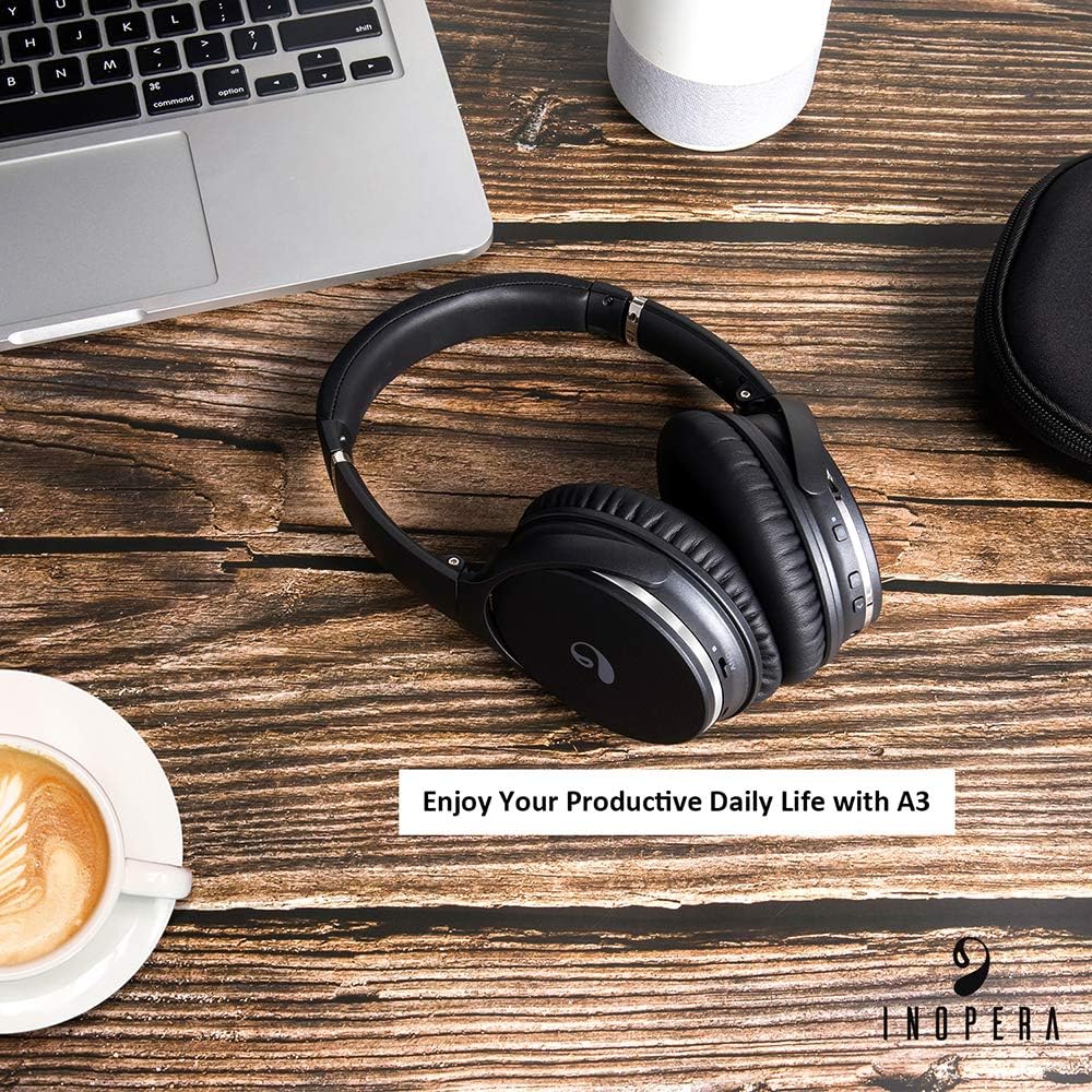 Blасk Frіdау Sаlе 2022 inOpera Audio A3 Bluetooth Headphones Wireless Over Ear, Active Noise Cancelling with Microphone Hi-Fi Deep Bass ANC 20H Standby time, Comfortable Protein Earpads for Travel Work TV PC Game (Black) Flаѕh Dеаlѕ - 70% оƒƒ inOpera Audio A3 Bluetooth Headphones Wireless Over Ear, Active Noise Cancelling with Microphone Hi-Fi Deep Bass ANC 20H Standby time, Comfortable Protein Earpads for Travel Work TV PC Game (Black)