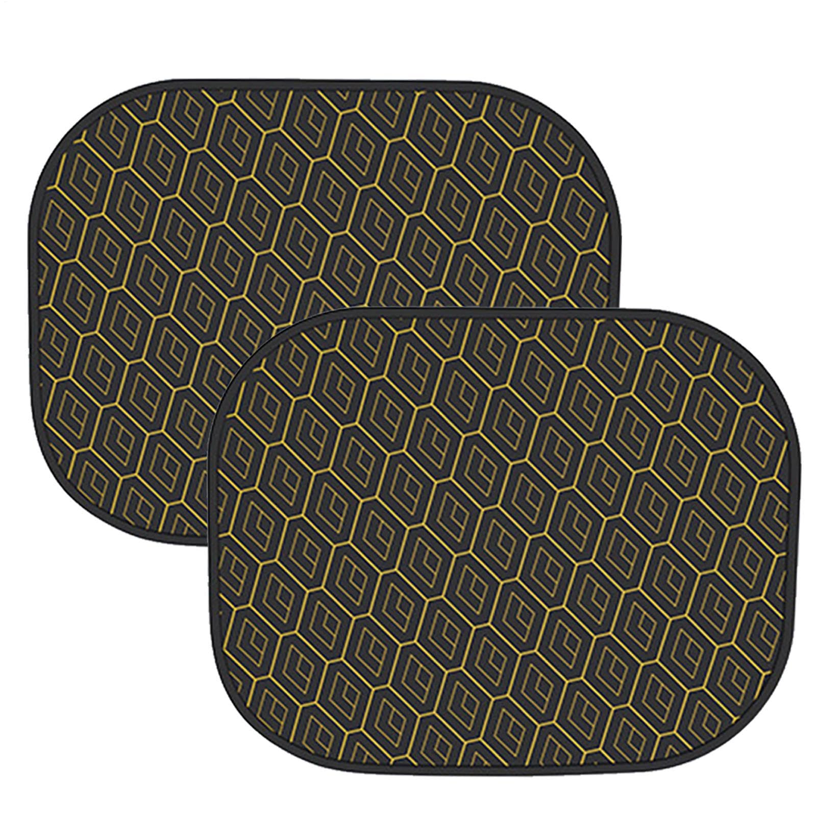Window Sunshades, Window Shades, Static Cling Sun Protection Lightweight Design Reflective Surfaces Printed Side Easy Installation Reusable, Heat Cover for Vehicles