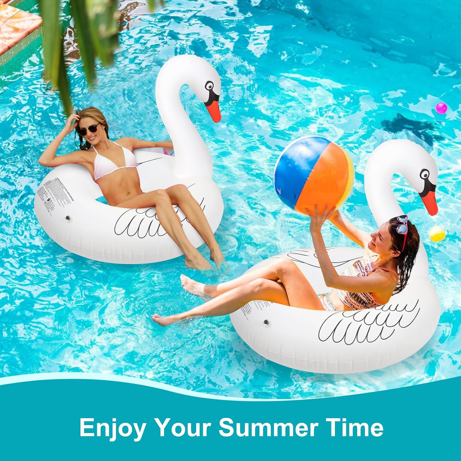 Silla Flotante Inflable Jasonwell Con Portavasos – Tumbona De Piscina Con Respaldo Y Reposabrazos, Soporta Más De 136 Kg