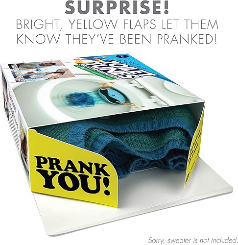 Miniatura 132 de Prank Pack - Caja de regalo para bromas de red de cabeza Noggin Net, envuelve tu regalo real en una divertida y auténtica caja de regalo, caja