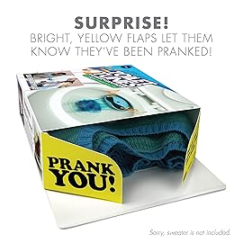 Prank Pack, Liquor Vest Prank Gift Box, Wrap Your Real Present in a Funny Authentic Prank-O Gag Present Box | Novelty Gifting Box for Pranksters