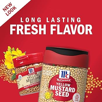 The Mustard Seeds☆Mustard Seeds Amazon.com: McCormick Yellow Mustard Seed, 1.4 oz (Pack of 6)