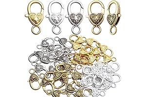 Heart Lobster Claw Clasps: The Perfect Jewelry Accessory for Your DIY Creations