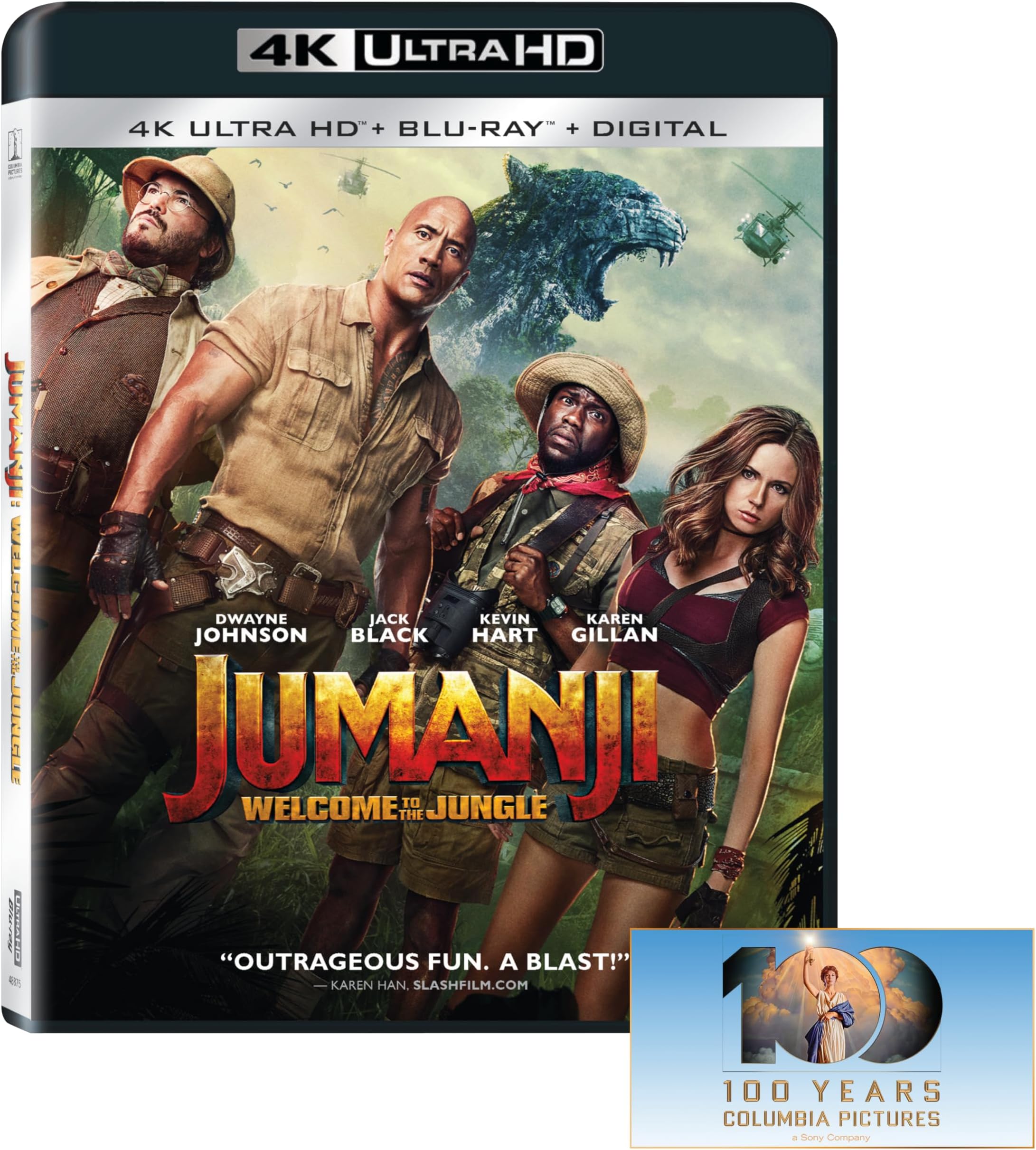 Jumanji: Welcome to the Jungle - 4K + Blu-ray + Digital