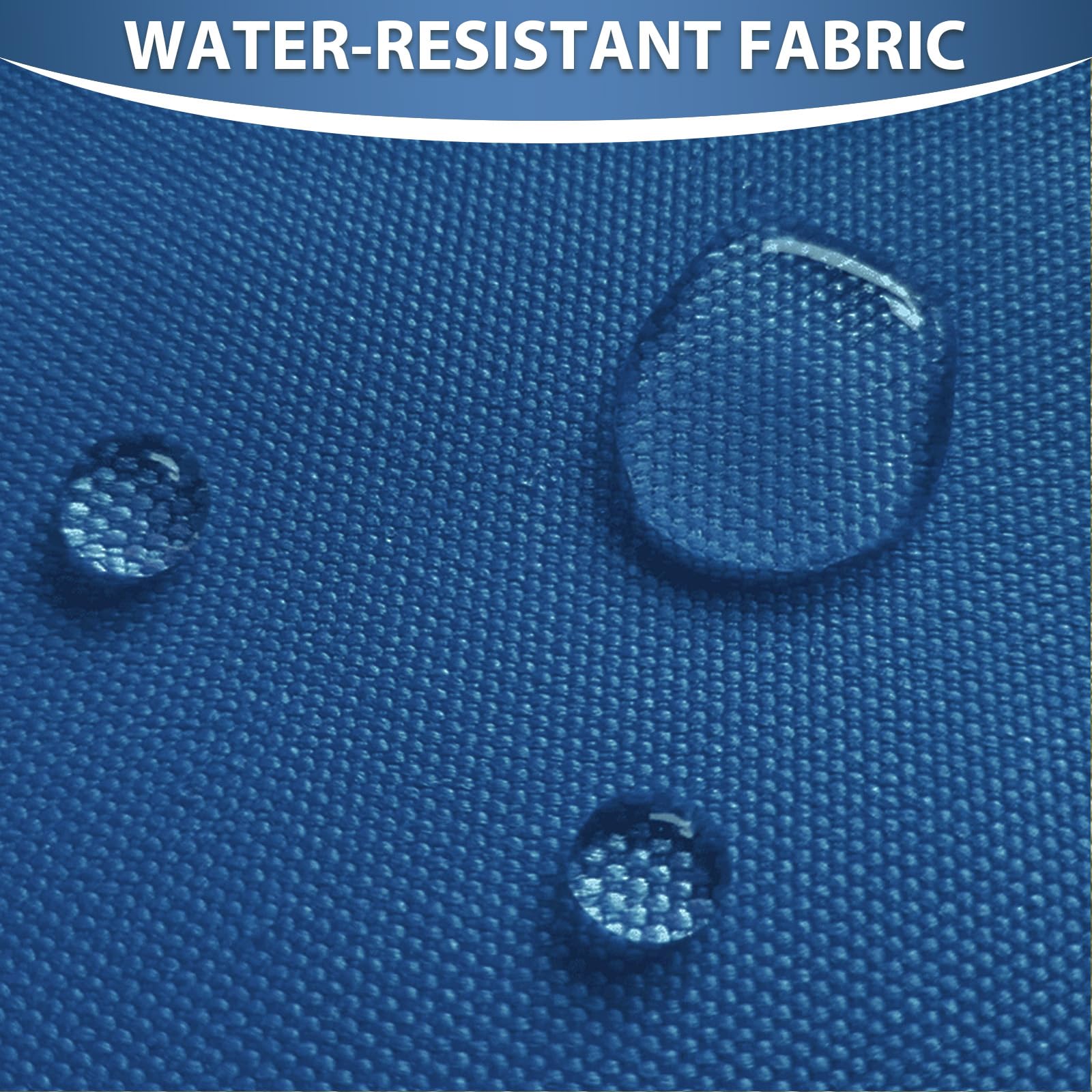 Wasserdichter Segeltuchstoff von The Yard 147,3 cm, 600D Polstermaterial, Cordura-Polyestergewebe, für den Außenbereich, wasserabweisender Stoff zum Nähen, für Stuhl, Terrasse, Kissen, Geldbörse