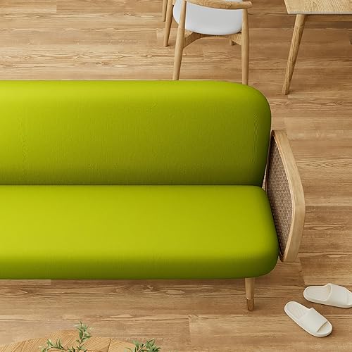 Miniatura 5 de MoNiBloom Funda elástica para futón de tamaño Queen, sin brazos, protector de muebles, duradera y lavable, con cremallera, para adultos, niños y