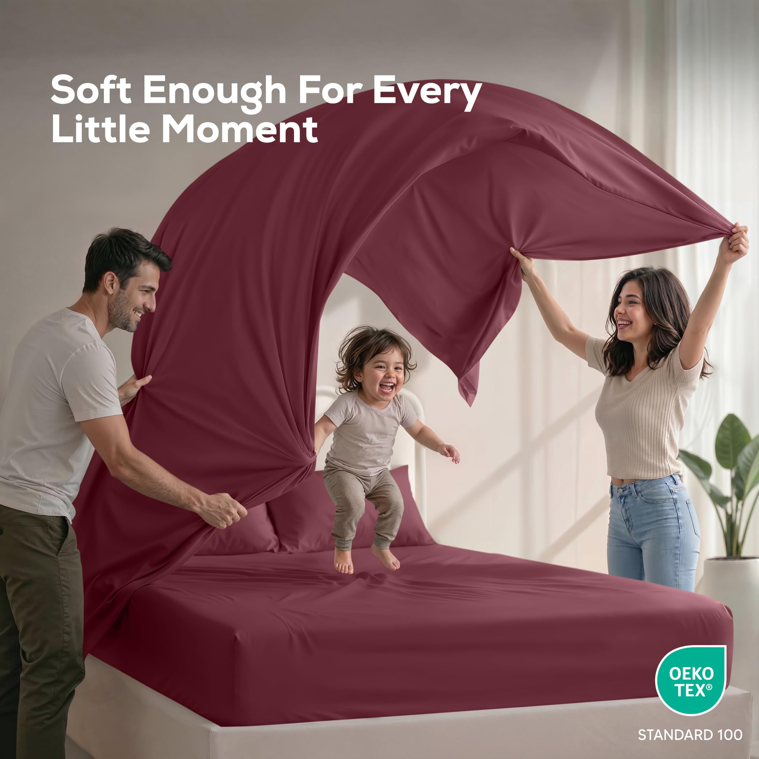 Amazon.com: Utopia Bedding Queen Size Sheet Set – 4 Piece Bed