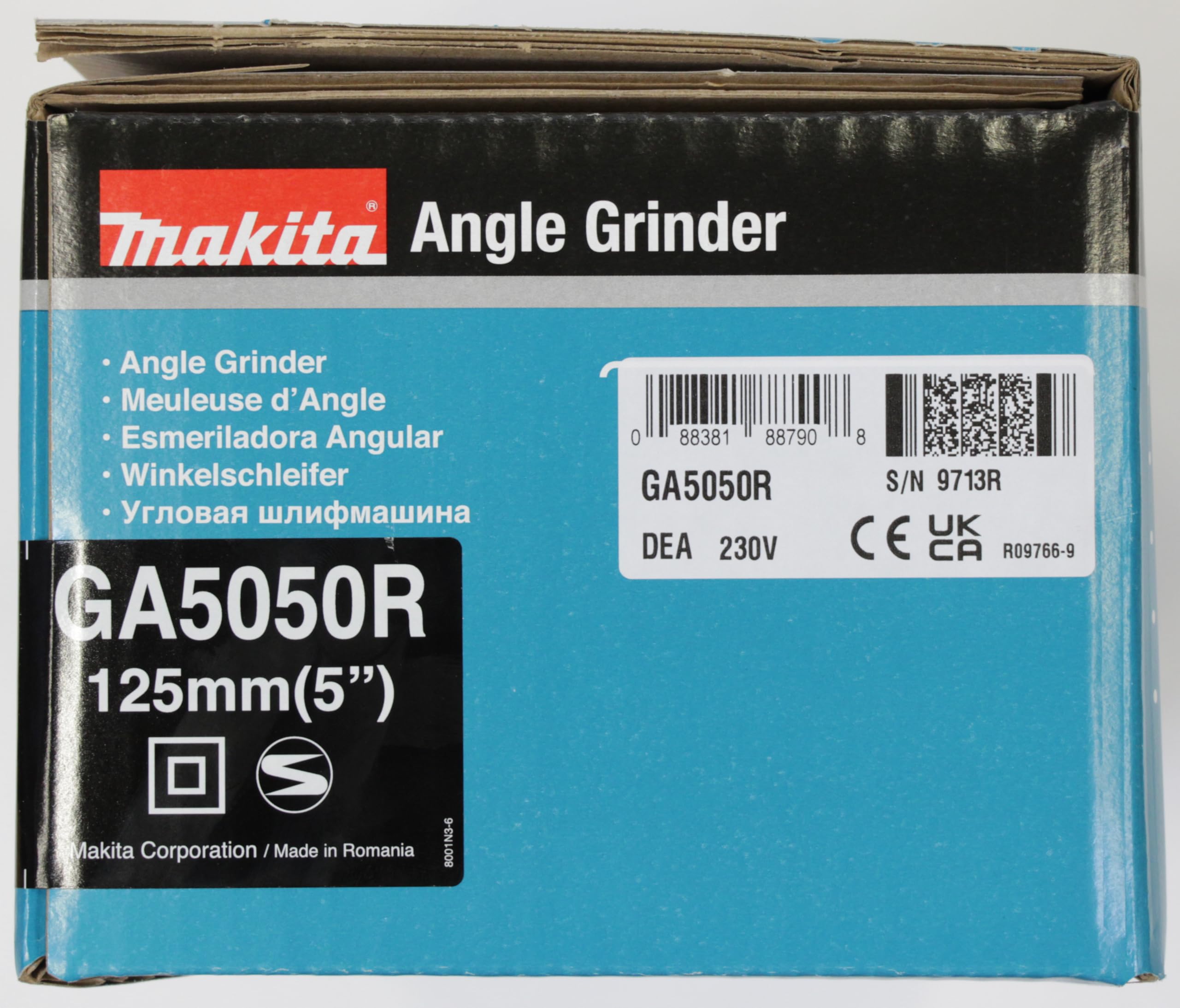 MAKITA GA5050R MINIAMOLADORA 1300W 125MM PALANCA