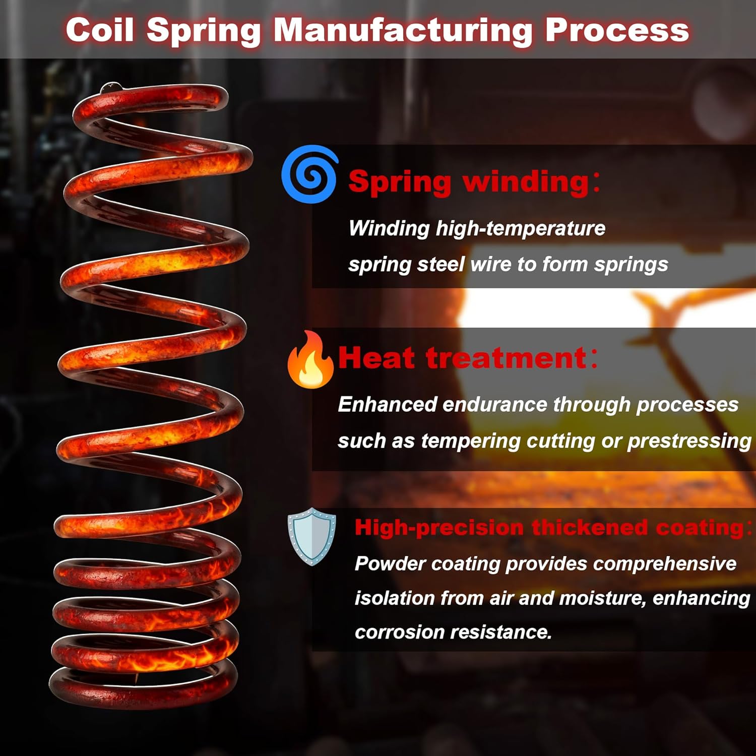 1.5"-2.5" Lift Rear Heavy Duty Coil Springs for Ram 1500 2019-2025 2WD 4WD,Provide 70% Extra Load-Red