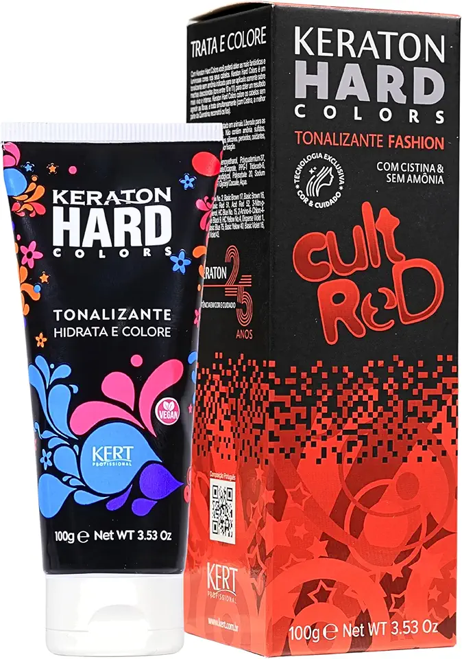 Tonalizante Keraton Hard Colors 100G Red