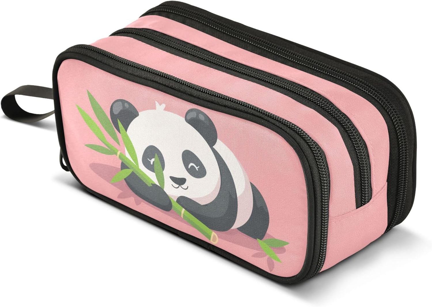 Panda Pencil Case Zipper Pencil Holder Animal Cute Large Capacity Pencil Pouch Stationery Pen Bag for Teen Girls