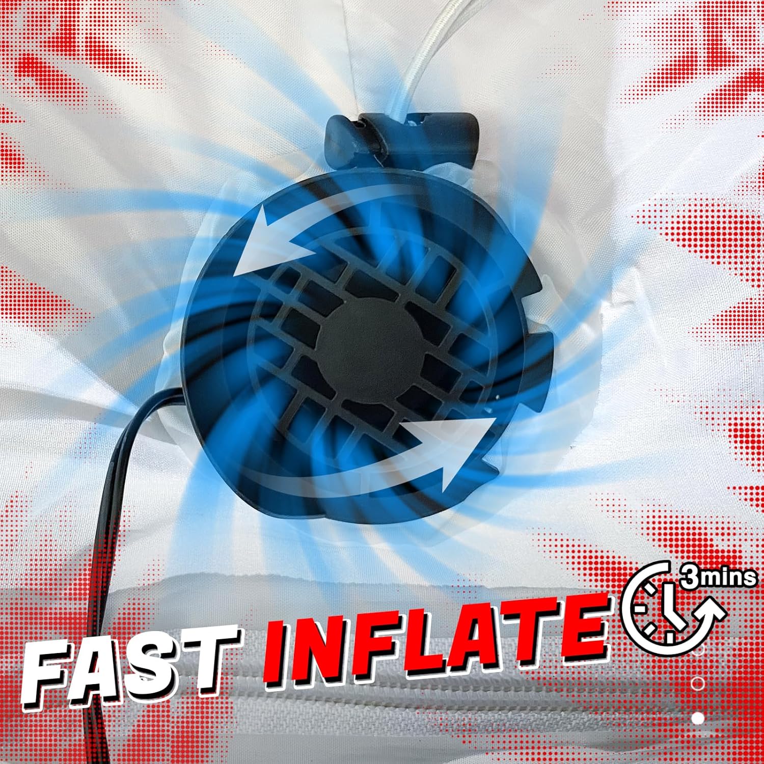 Icywye 6FT Large Football Party Decorations - Outdoor Football Inflatable Decor with Built-in LED Light - Indoor Football Themed Party Supplies Blow Up Decoration for Yard Birthday Holiday