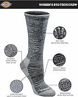 Vista 2 de Dickies Women's Dri-tech Moisture Control Crew Socks Multipack