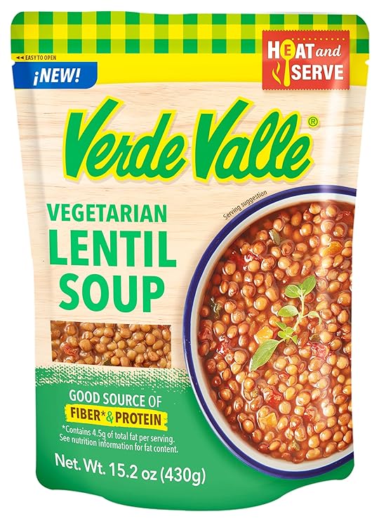 Verde Valle Vegetarian Lentil Soup 15.2 oz
$1.99 [$1.89] when you check out with Subscribe & Save.
CLICK HERE
~$2.00-$2.60 at the supermarkets.