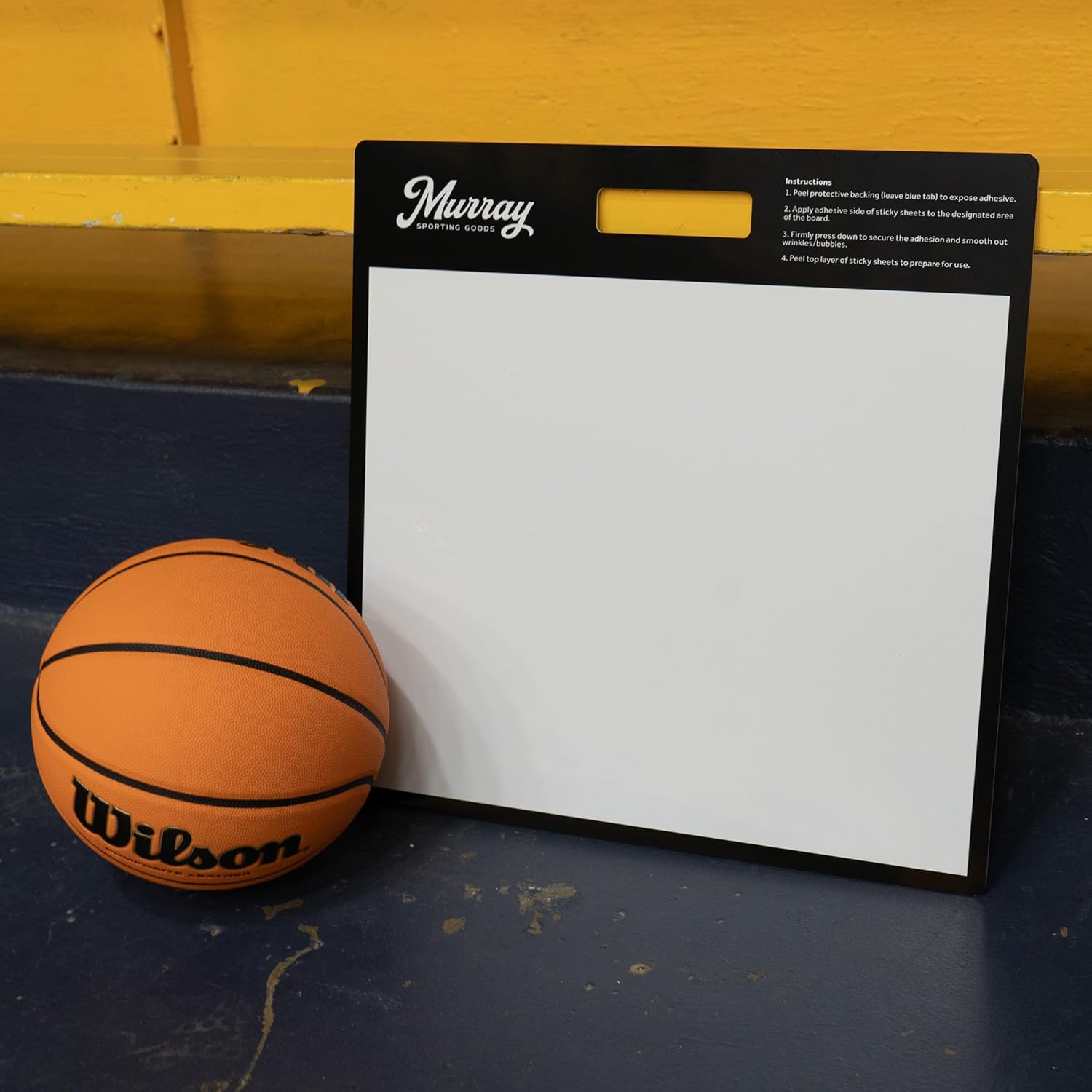 Murray Sporting Goods Courtside Premium Basketball Sticky Mat | Non-Slip Shoe Mat for Basketball Court Shoe Grip 19 in x 19 in | Replacement Sheets Don't Include Mat