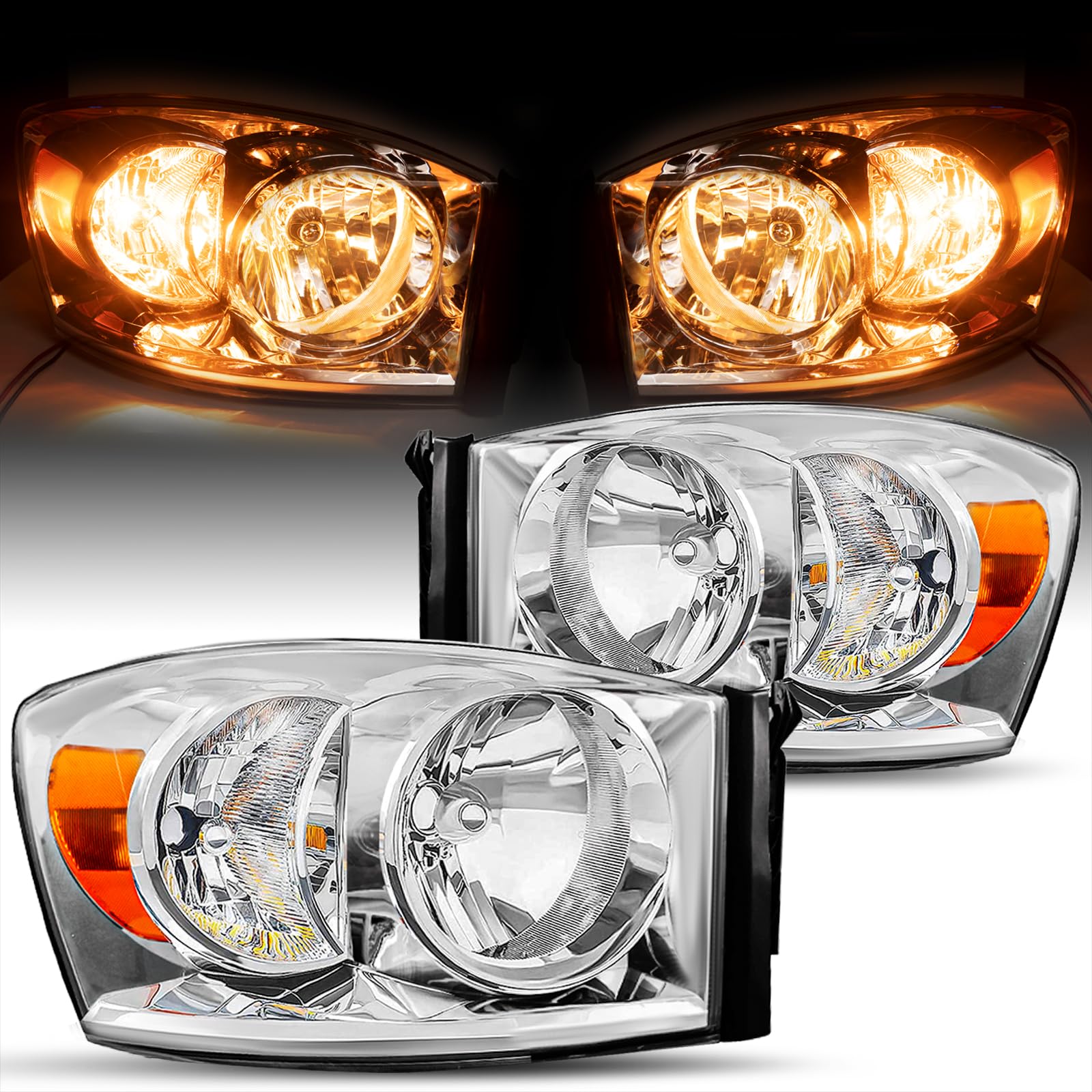 JSBOYAT Chrome Headlights