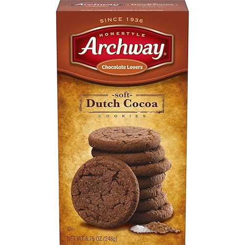 Archway Galletas blandas de cacao holandés (paquete de 4)