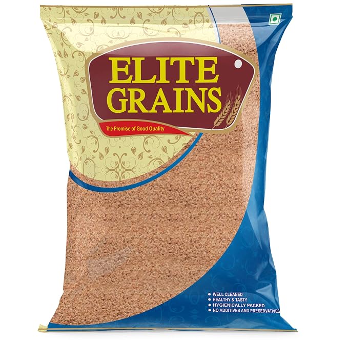 Elite Grains Red Wheat Rava/Erra Nooka/Godhuma Rava - 500 Gms