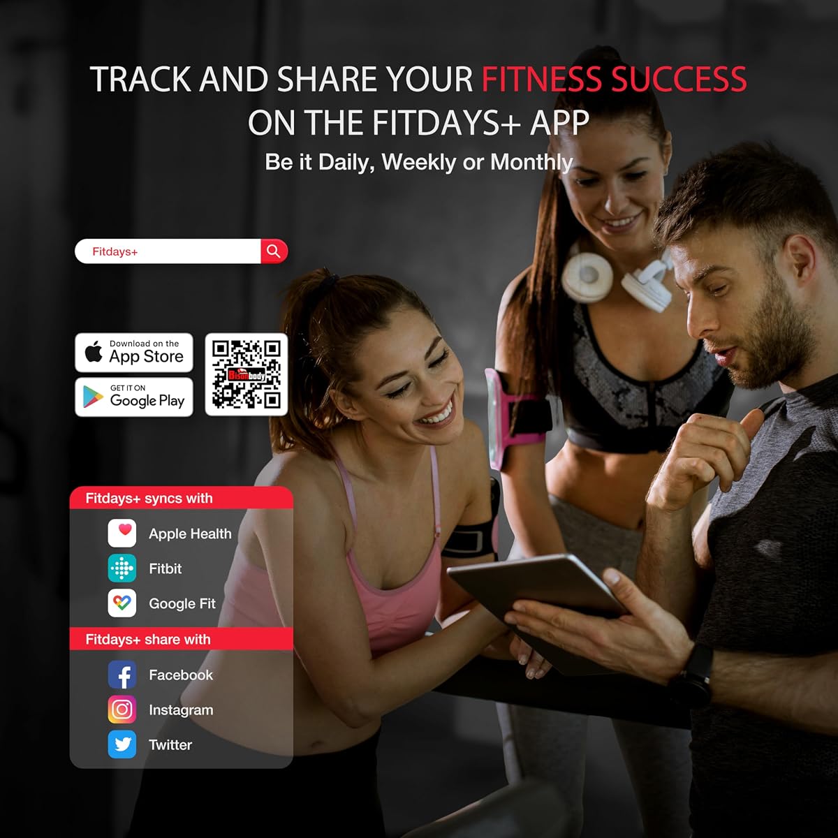 BOOMIBOO Smart Jump Rope with Bluetooth App & Counter, Black view 3