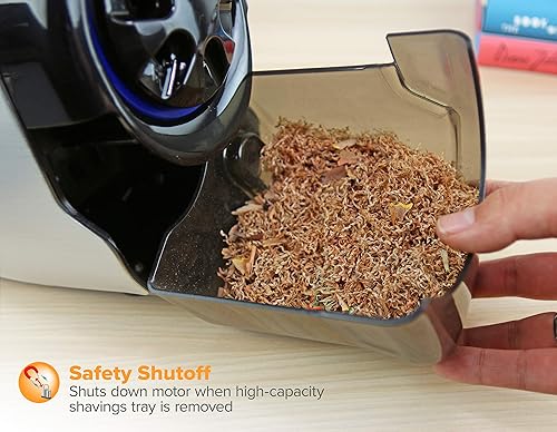 Miniatura 4 de Bostitch Antimicrobial QuietSharp Glow Extra Heavy Duty Classroom Electric Pencil Sharpener with Replaceable Cutter Cartridge System, SilverBlack