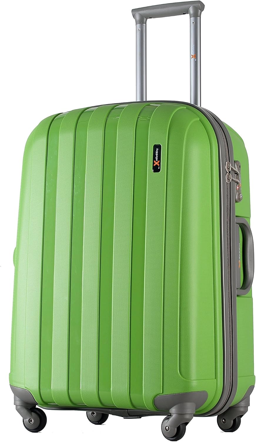 Luggage X 30" (77cm) Hard Shell Green Polypropylene Trolley Suitcase