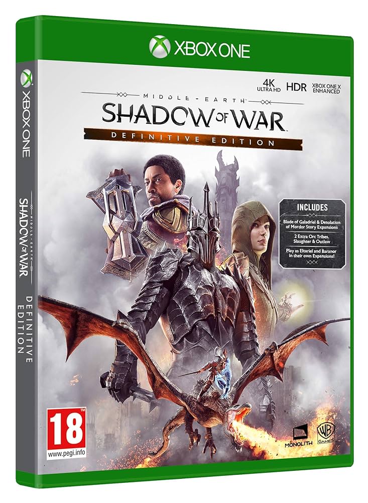Amazon.com: Middle Earth: Shadow of War Definitive Edition