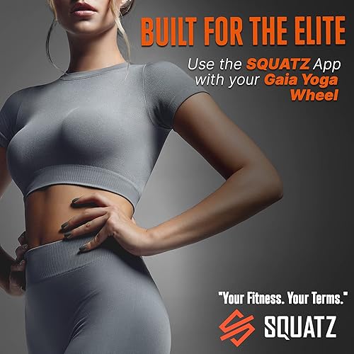 Miniatura 7 de SQUATZ Estirador de espalda de rueda de yoga, rodillo de espalda con soporte de peso de hasta 777 libras, resistente, seguro y cómodo para yoga,