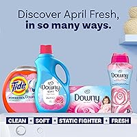 Vista 8 de Downy Líquido suavizante de telas, aroma fresco de abril, 111 onzas líquidas, 150 cargas