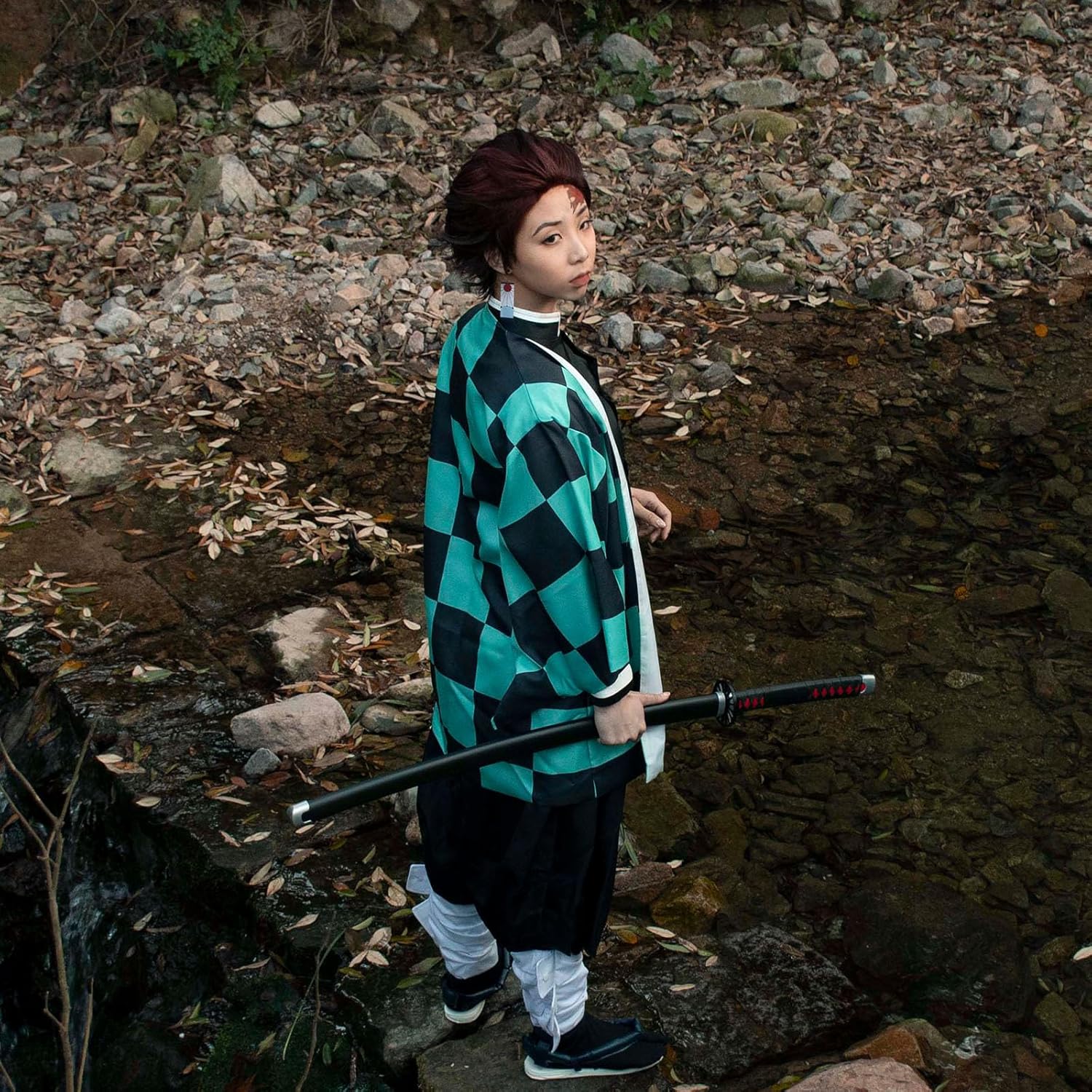 Tanjirou Zenitsu Giyuu Mitsuri Cosplay Costume Anime Kimono Outfit Halloween - Image 3