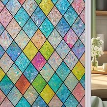 SUNBABY Stained Glass Window Film