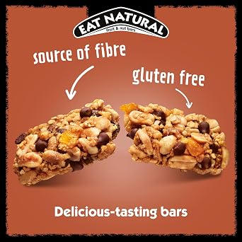 Eat Natural Protein Peanuts, Orange, Dark Chocolate, 12 x 40g