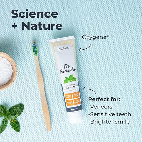 Miniatura 4 de oxyfresh Original Mint pasta dental encías Dentista Recomendado para Fresh Breath larga duración y saludable No artificial colores low-abrasion by