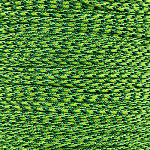 Paracord Planet Cuerda paracaídas de 325 libras 3 hebras tipo II de grado comercial para senderismo, campamento y manualidades