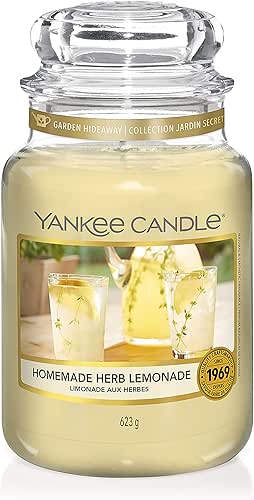 Yankee Candle Large Jar Candle | Homemade Herb Lemonade Scented
