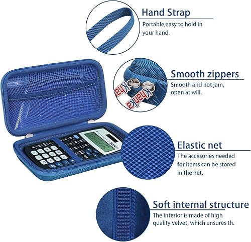 Vista 32 de khanka Funda de transporte para calculadora científica Texas Instruments TI-30Xa/TI BA II Plus/TI-30XIIS /TI-30XS MultiView/TI-36X Pro Engineering